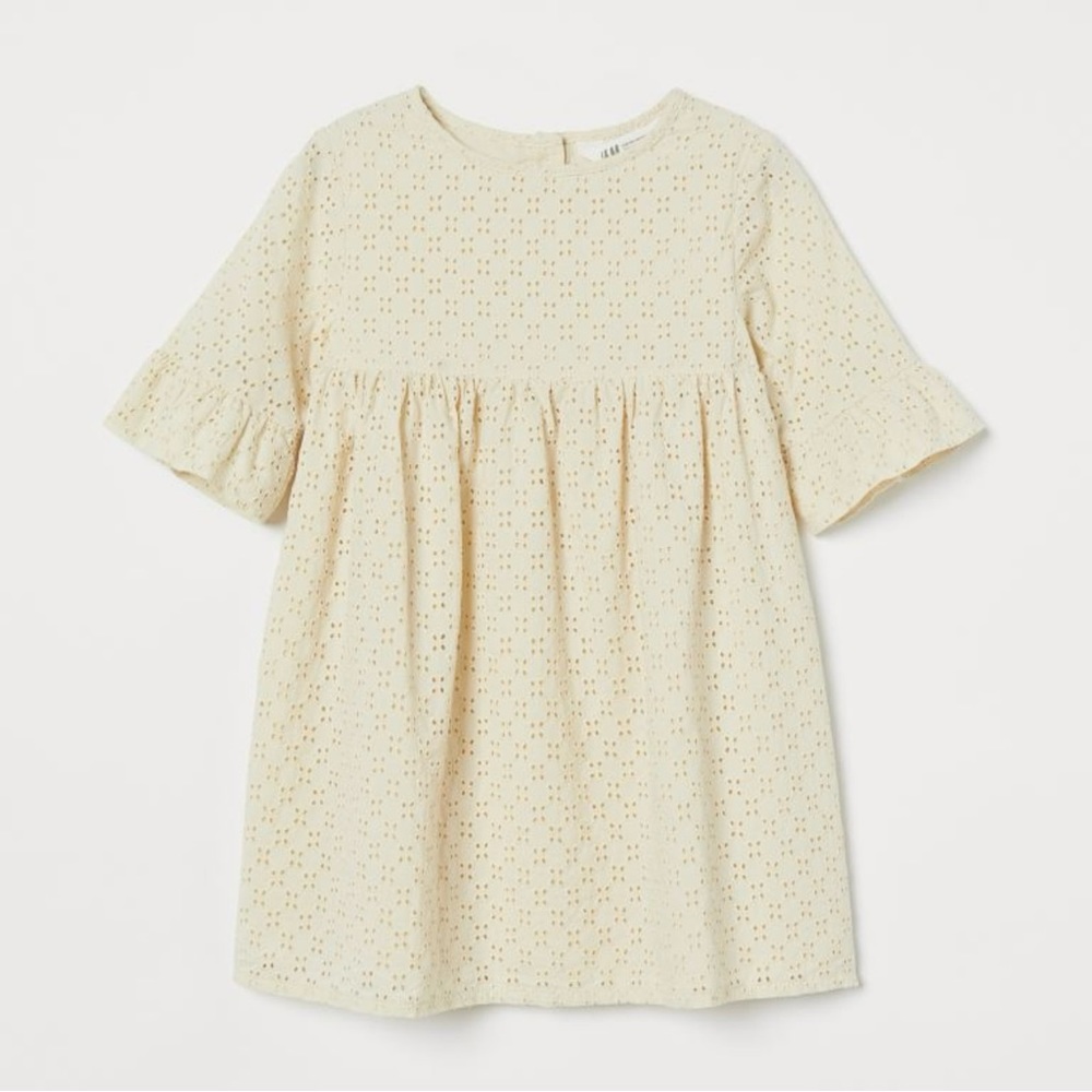 H&M Eyelet Embroidery Dress